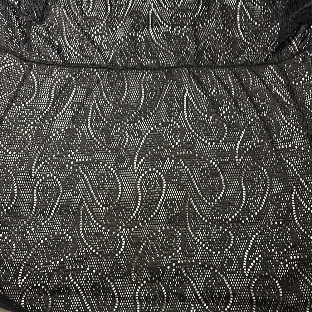 Black Tie Front 3/4 Sleeve Swim
Cover Up - Picture 8 of 8